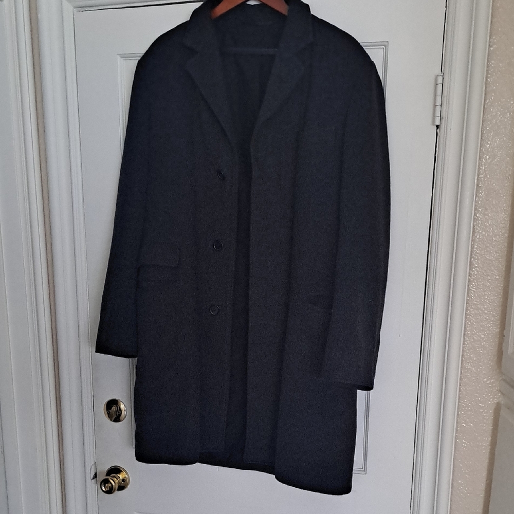 Classic Black Overcoat